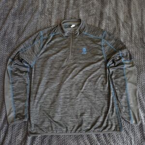 AT&T Gray Long Sleeve Pullover for Men
